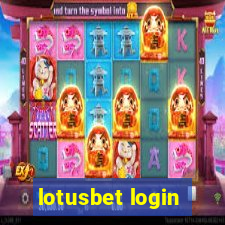 lotusbet login